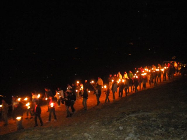 fiaccolata 14 agosto