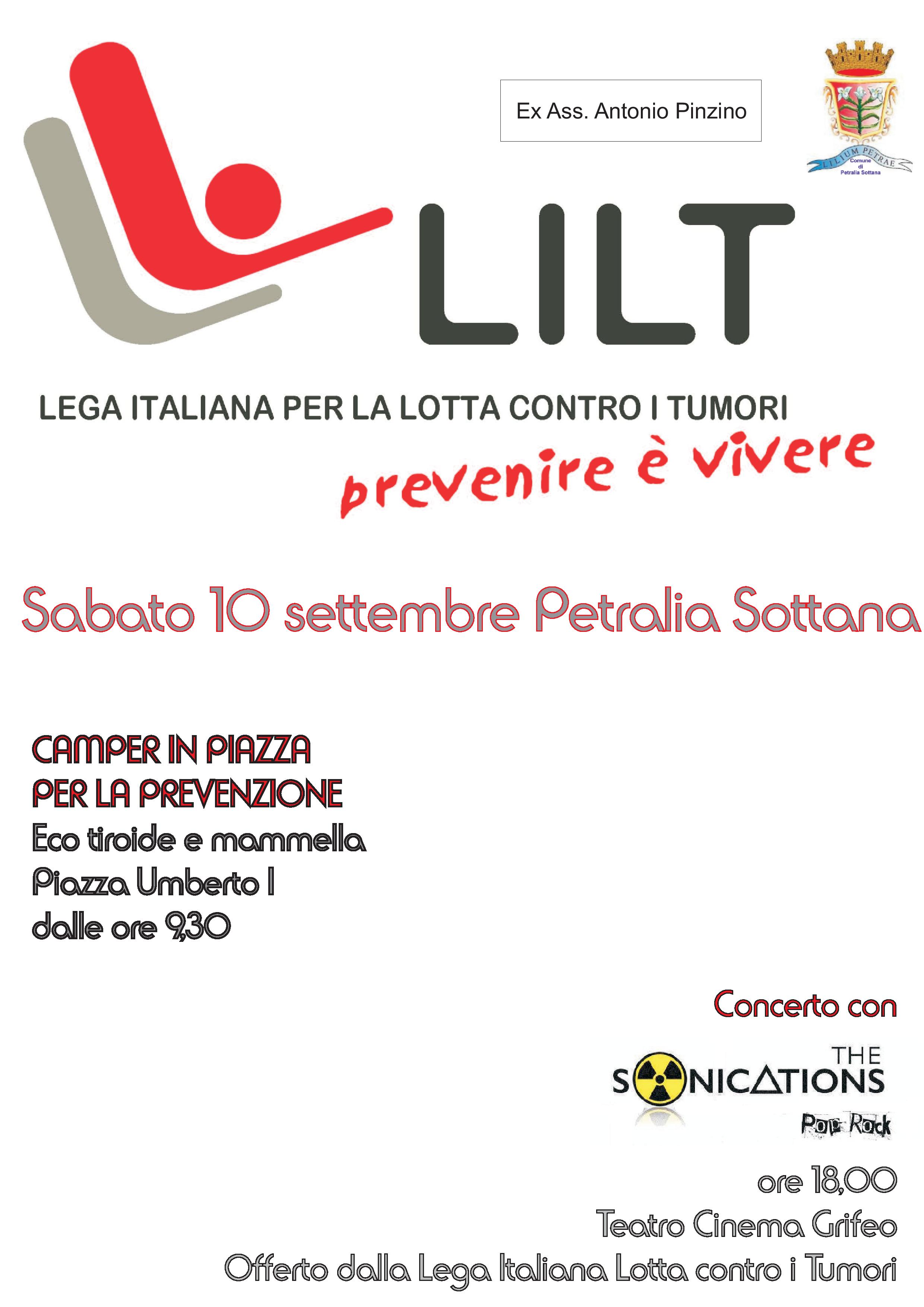 locandina LILT tumori