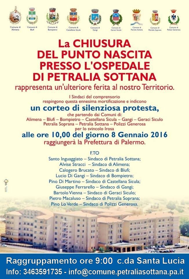 manifestazione 8 gen PETRA